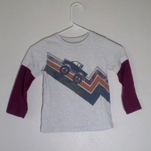 Pickup Truck Printed long sleeve T-shirt